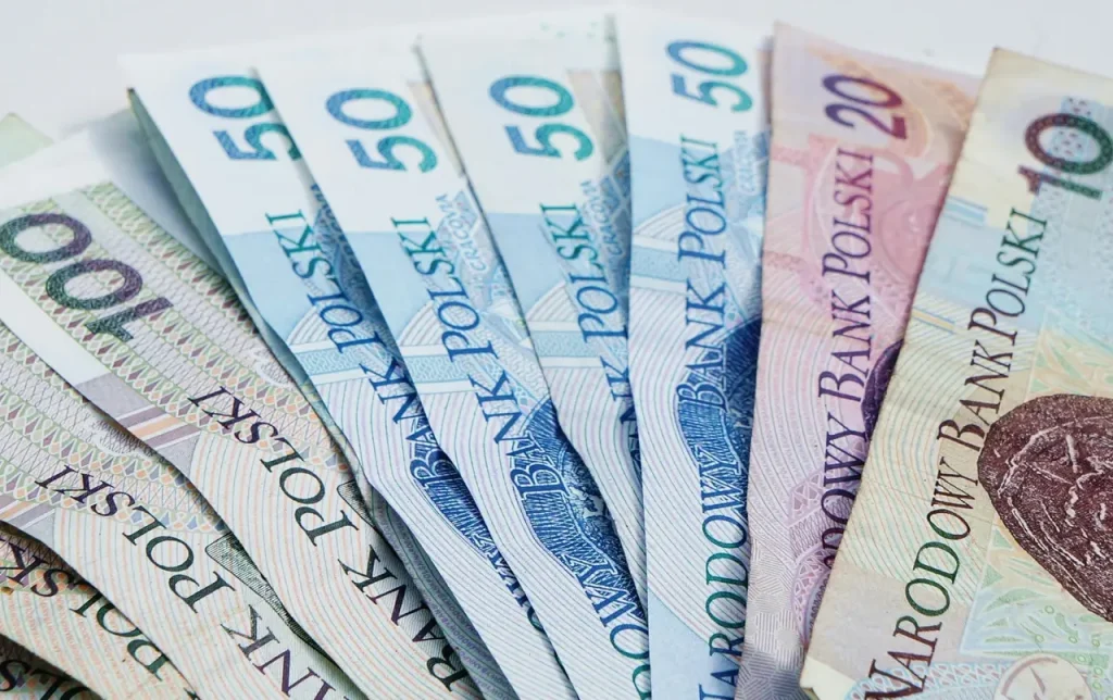 Wykres porównania kredytów dla firm w polskich bankach